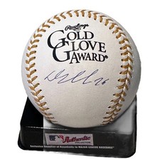 DJ LeMahieu New York Yankees Autographed Gold Glove Award Baseball