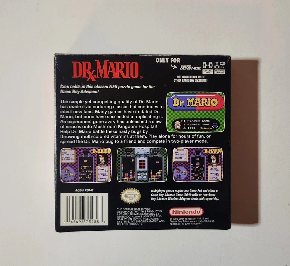Dr. Mario Classic NES Series (Nintendo Game Boy Advance GBA) Complete - Image 2 of 4