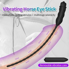 Multispeed Silicone Male Penis Plug Electrical Urethral Sounds Prostate Massager