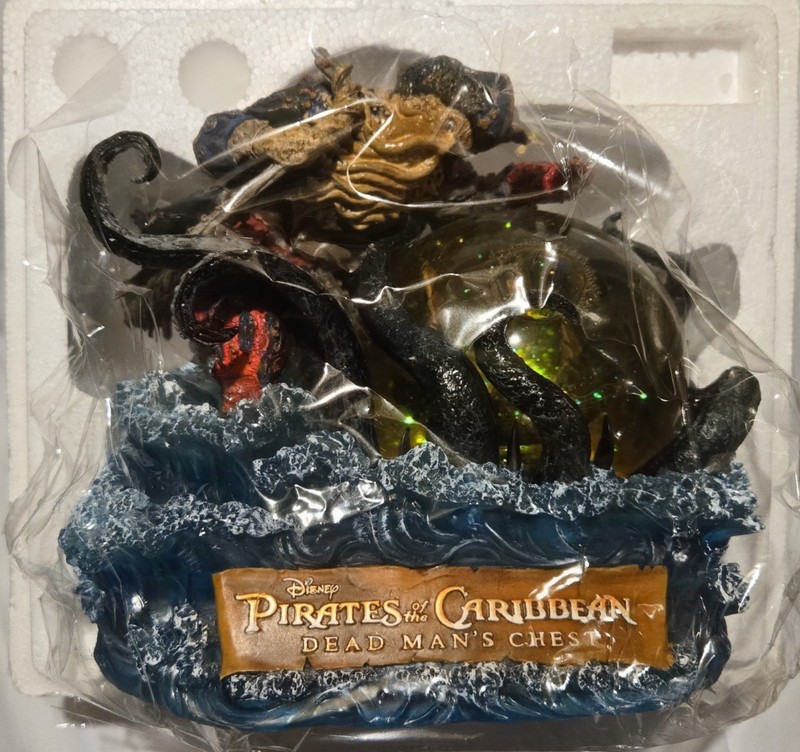 Disney Pirates of the Caribbean Dead Man's Chest Musical Snowglobe