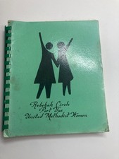 1985 Spiral bound cookbook Rebekah Circle Port vue Unied Methodist women