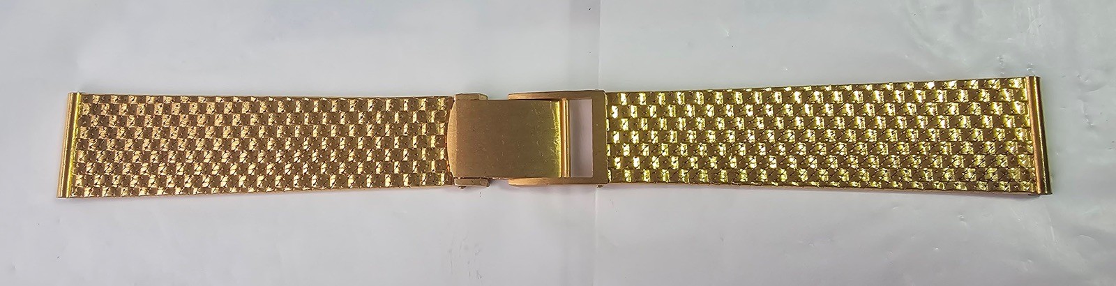 ZRC 18 MM Gold Plaque Oro Correa Watch Band Strap Vintage
