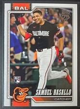 Samuel Basallo 2026 Topps Series One Flag Ship #104 RC Orioles Rookie 
