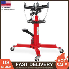 Dual Plunger Hydraulic Transmission Jack 1322lbs Capacity 33.5-69 High Lift