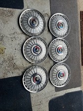 1962 Ford Galaxie 500 Wheelcover Hubcaps Set Of 6 14 Inch