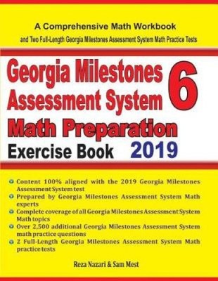 Georgia Milestones Assessment System 6 Math Preparation Exercise Book: A