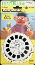 Sesame Street Baby Animals 3d View-Master 3 Reel Packet SEALED