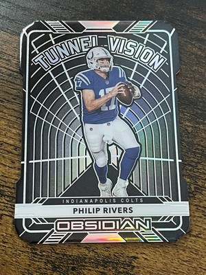 2020 Panini Obsidian #TV17 Philip Rivers Tunnel Vision #/35