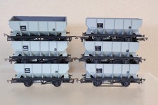 HORNBY DAPOL RAKE of 6 BR GREY 21 TON HOPPER WAGON 2op