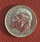 2000 P  Roosevelt Dime, nice actual coin - Free shipping.