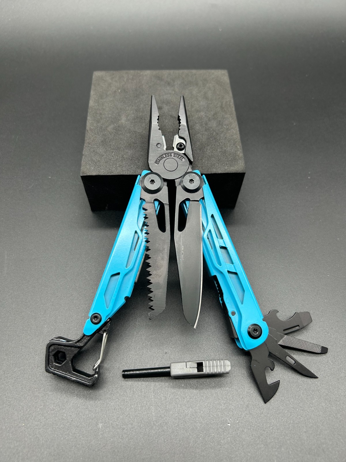 Signal Multi-Tool - SKY-BLUE Compact Multi-Tool for Camping and Everyday Use