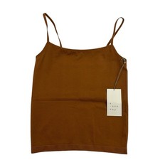 NWT A New Day Terracotta Spaghetti Strap Cami Camisole Size S Nylon Spandex