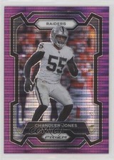 2023 Panini Prizm Purple Pulsar Prizm Chandler Jones #180 18n9