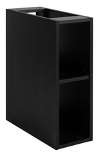 Badmöbel Badezimmerregal Badezimmer Regal Schrank FLOW LOFT 20 Schwarz 