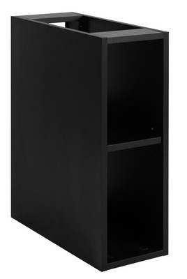 Badmöbel Badezimmerregal Badezimmer Regal Schrank FLOW LOFT 20 Schwarz