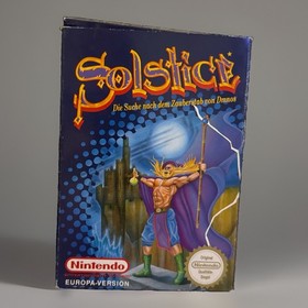 Solstice: Die Suche nach dem Zauberstab von Demnos Nintendo NES OVP
