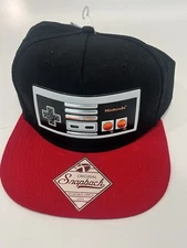 Nintendo Classic NES Controller Snapback Hat From BIOWORLD MERCH OSFA 