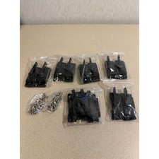 Cam Action Window Sash Lock and Keeper Black Lot of 10 with Mounting Screws