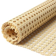 Rattan Webbing Roll, 17.5x40 Inch Woven Open Rattan Mesh PE Cane Webbing1426