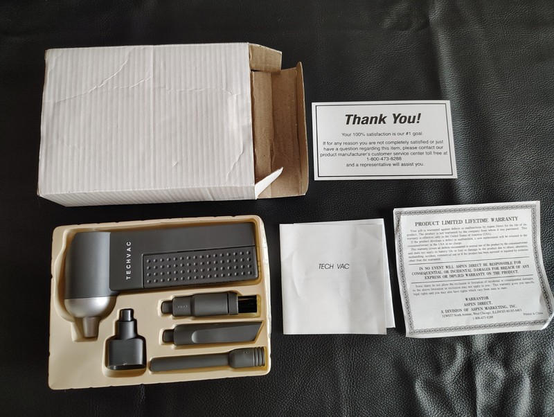 Techvac Keyboard Vacuum PA0914BK - NEW, NEVER USED