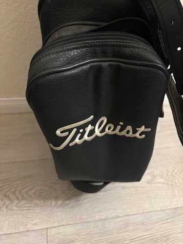 Vintage Titleist Tour Bag Golf Bag Black and White EUC Great Condition 6 Way USA - Picture 7 of 8