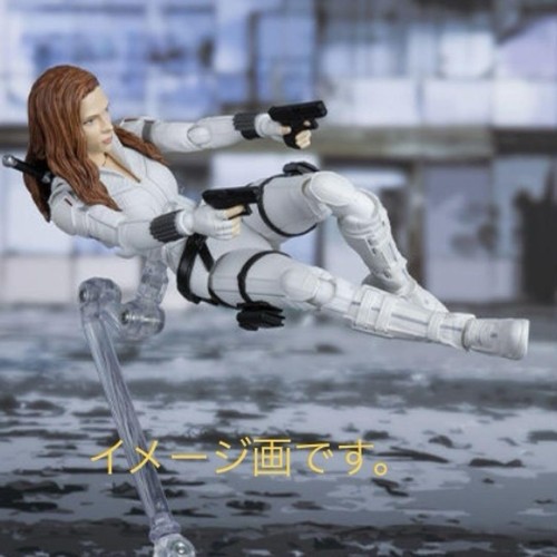 Figura de acción Bandai S.H.Figuarts Black Widow Snow Suit, película MCU...