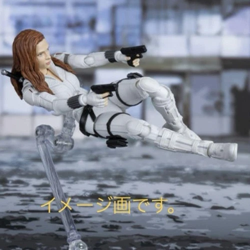 Figura de acción Bandai S.H.Figuarts Black Widow Snow Suit, película MCU...