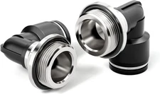 TAILONZ PNEUMATIC Male Elbow 8mm Tube OD x 3/8''BSP, Black 