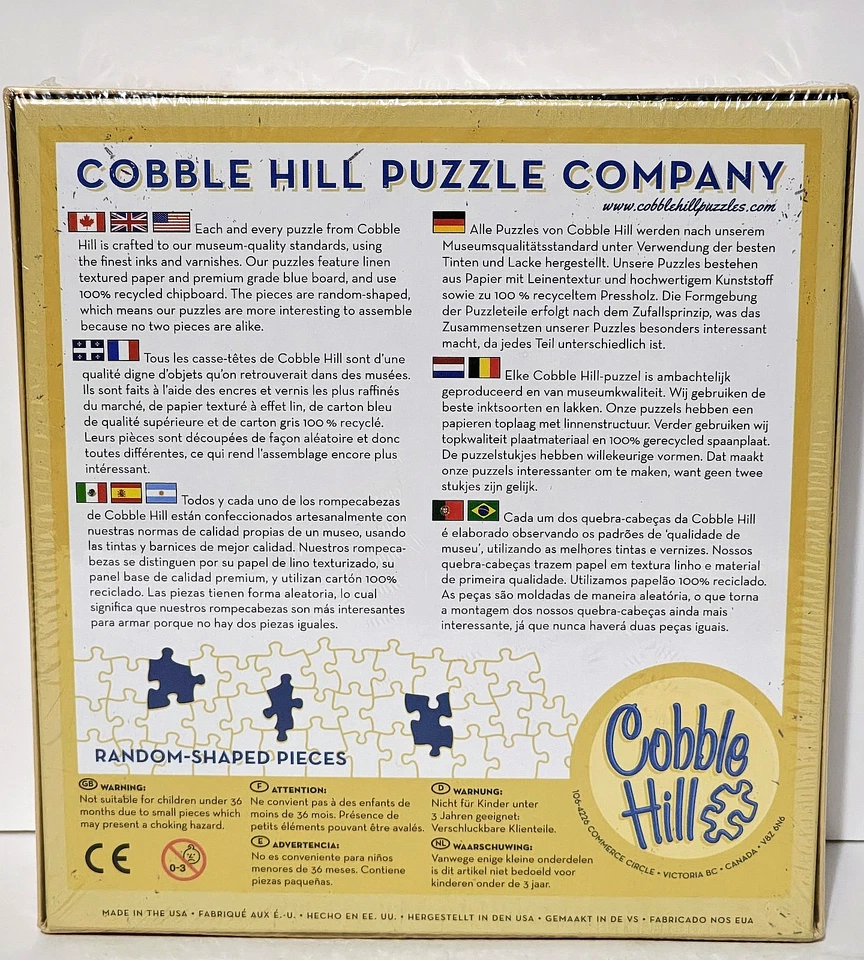 Cobble Hill - Nobody Here But Us Chickens - Rompecabezas de 1000 piezas - Nuevo/Sellado Foto 3 de 4