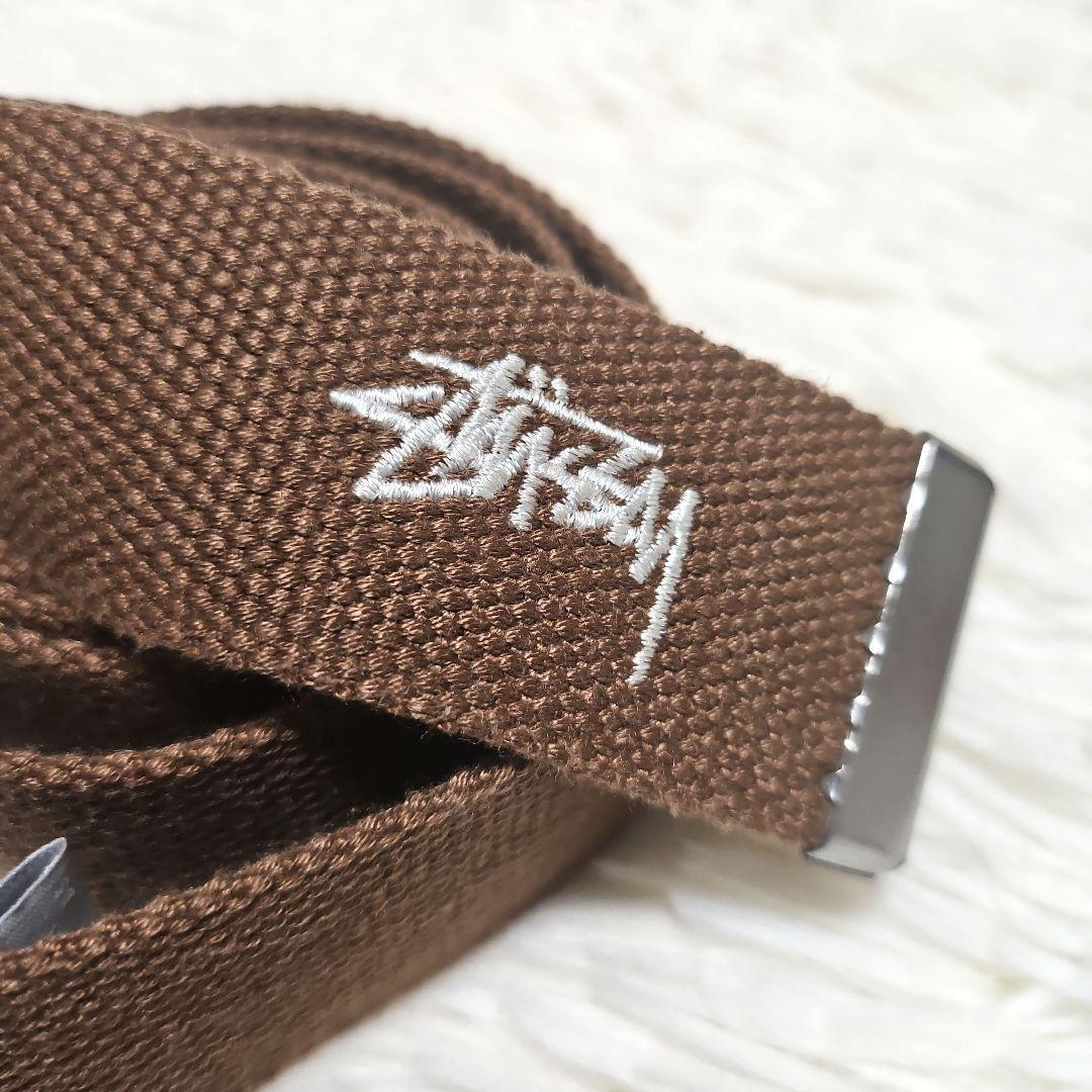 Old Stussy 90s Gacha Belt Brown 148cm Vintage Used Good Old Stussy 90s Gacha Belt Brown 148cm Vintage Used Good