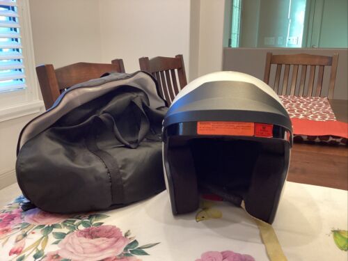 SNELL SA2010 OPEN FACE WHITE COMPOSITE RACEQUIP RACING HELMET New - Foto 2 di 17