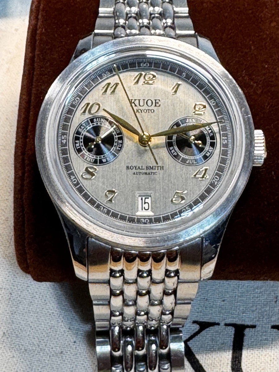 時計 KUOE  SMITH 90-010 ROYAL SMITH 90-010 Automatic Panda x Grainy Finish Dial