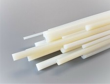 Nylon Bar Rod Round White stock Plastic Diameters 4mm to 20mm CNC Lathe
