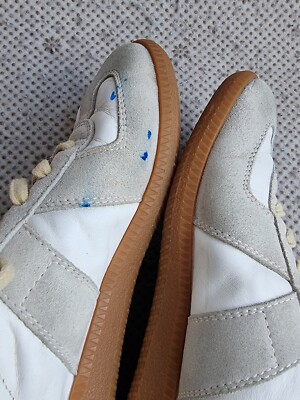 MAISON MARGIELA Replica Leather/Suede Sneakers Size 37 | eBay