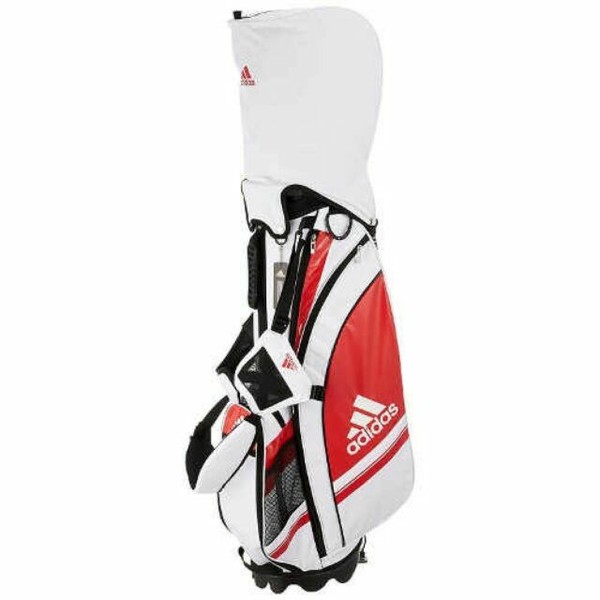 adidas Golf Stand Caddy Bag 9 X 47 Inch 2.8kg White Red AWU39 Japan for