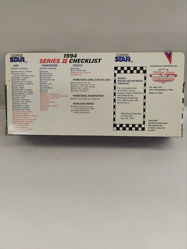 1995 Matchbox 1/87 Super Star Series 2 NASCAR Team Transporter Straight Arrow - Image 3 of 4