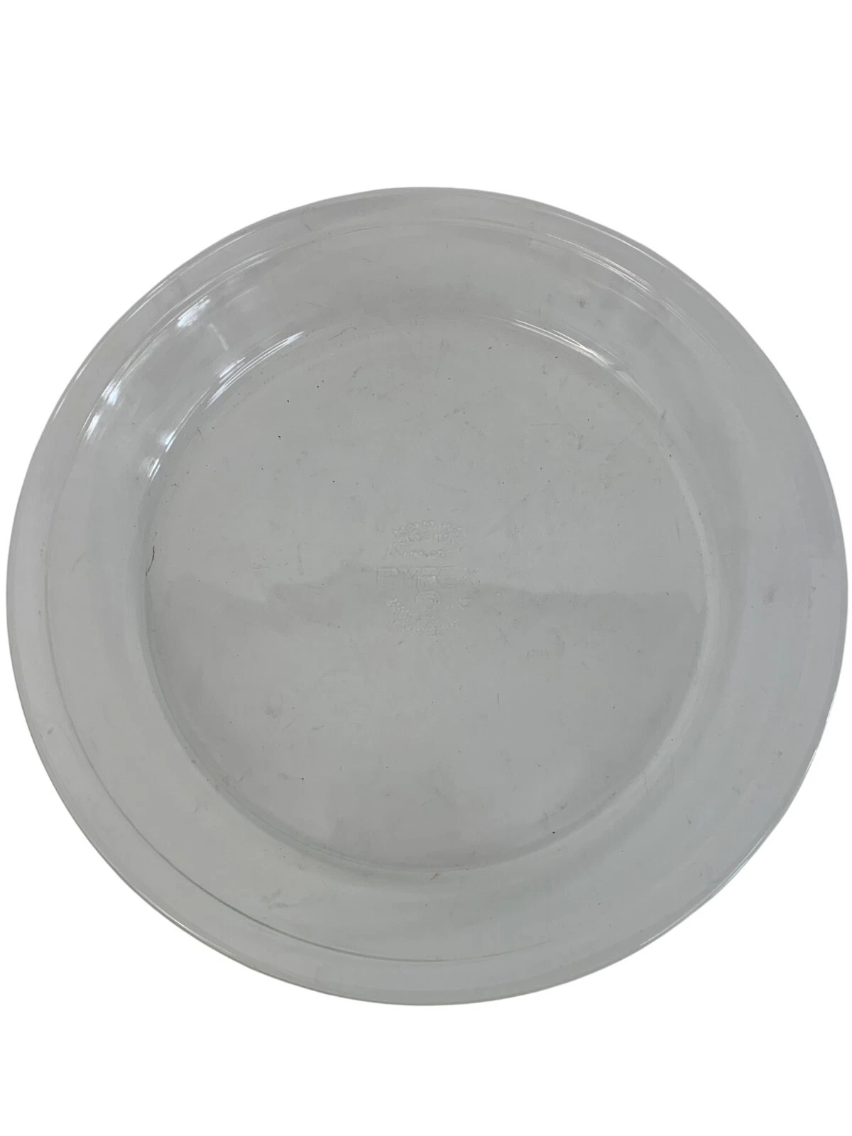 Pyrex 9 Inch Clear Glass Pie Plate #209 Ovenware USA Durable GUC 8790 oven safe
