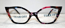 Mare Azzuro Multi Colored Cat Eye framed reading glasses 1.25 magnify NWT