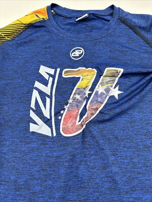 Venezuela Soccer Jersey Youth Boy Small Long Sleeve Multicolor
