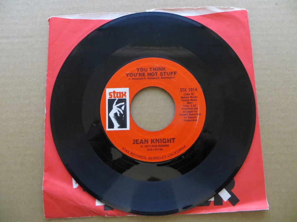 Jean Knight – Mr. Big Stuff / You Think You're Hot Stuff - 1977 - 7" Single VG+ - Image 4 of 4