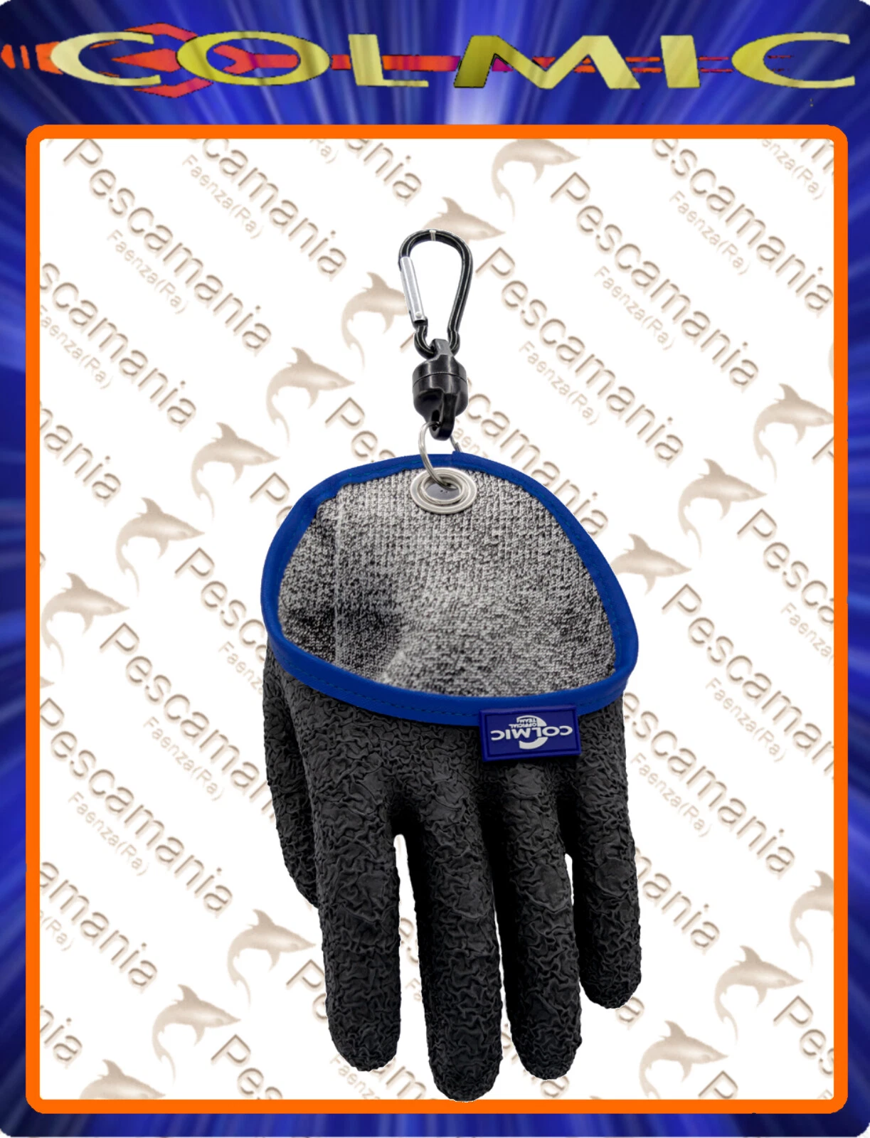 Colmic Glove L LEFT Hand with Gripper Rubber and Magnet System