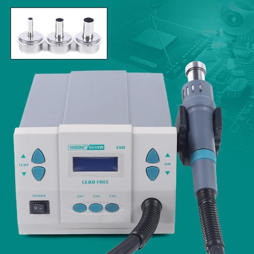 861DW Heat Gun Digital Display Station,Hot Air Rework Station Soldering 1000W