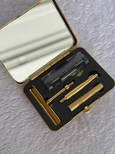 Rare Helio Ferretti Safety Razor Traveling Mountable Miniature Pocket Set Orgnal