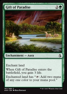 Gift of Paradise x4 - Amonkhet - NM-Mint, English - Amonkhet