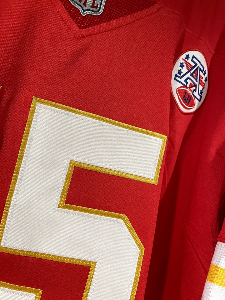 Jersey rojo KC Chiefs Patrick Mahomes - todo cosido - para hombre XL - NUEVO CON ETIQUETAS Foto 3 de 4