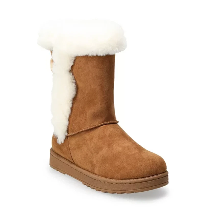 Chestnut 2025 fur boots