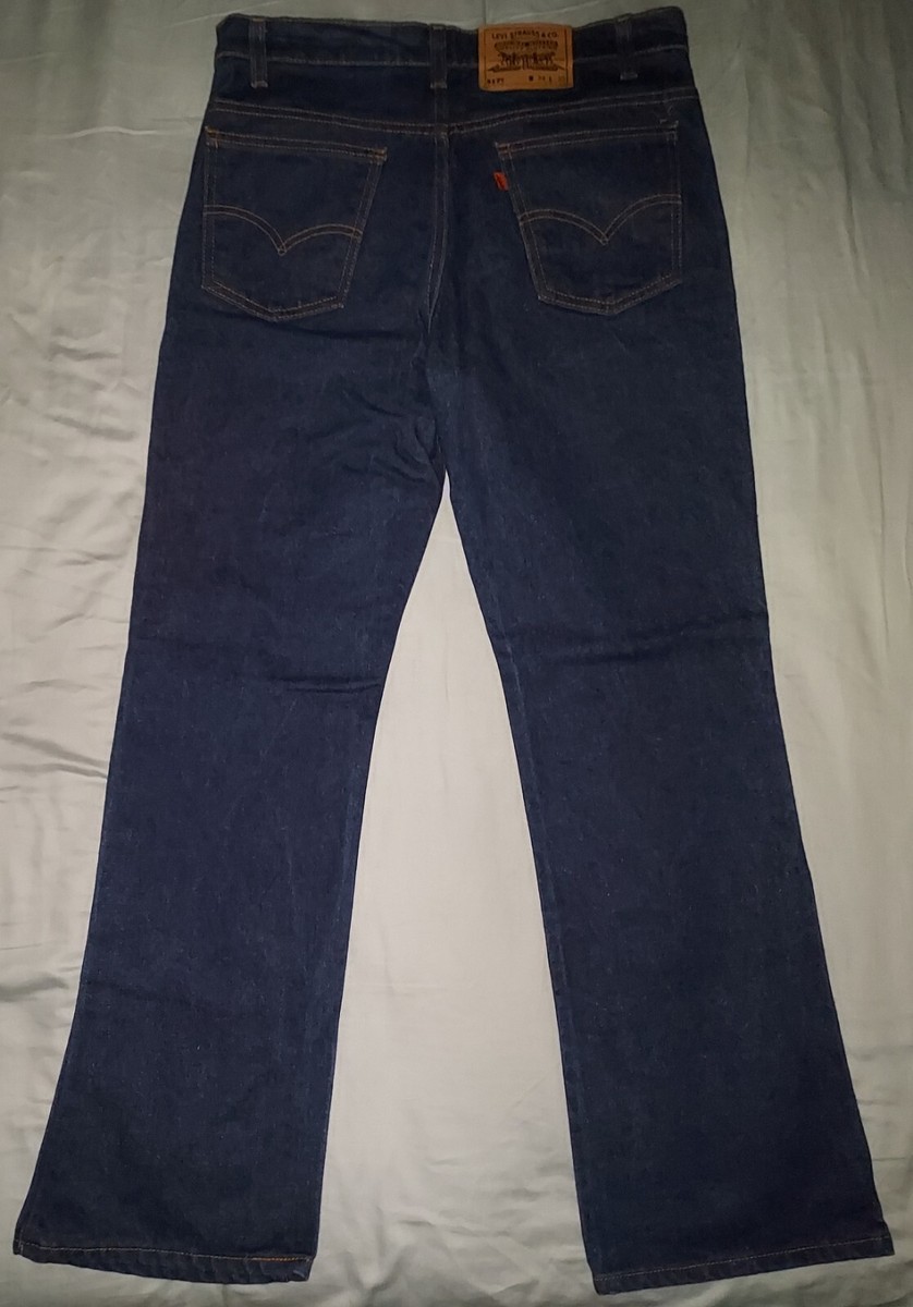 82年　USA製　levis 517 80s 20517-0217 VTG LEVIS 517 ORANGE TAB JEANS 20517 0217 DARK WASH 34x30 (33x30
