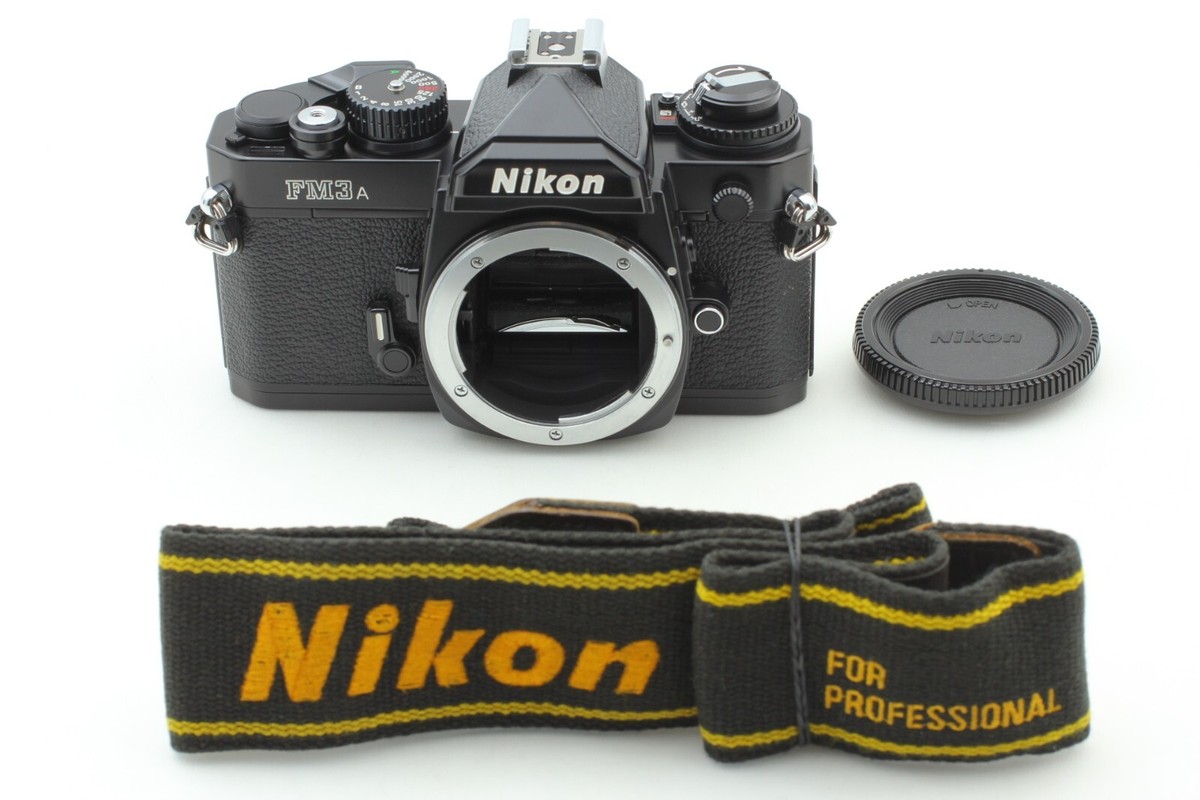 All Works 【TOP MINT w/ strap】 Nikon FM3A Black 35mm SLR All Works 【TOP MINT w/ strap】 Nikon FM3A Black 35mm SLR