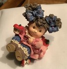 Vintage 1994 Enesco Apple Of My Eye-Pig Tail Girl Only Jesus Fills Me Up inside — photo 3