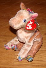 Zodiac HORSE Ty Beanie Babies P.E.Pellets - 1942, 1954, 1966, 1978, 1990, 2002